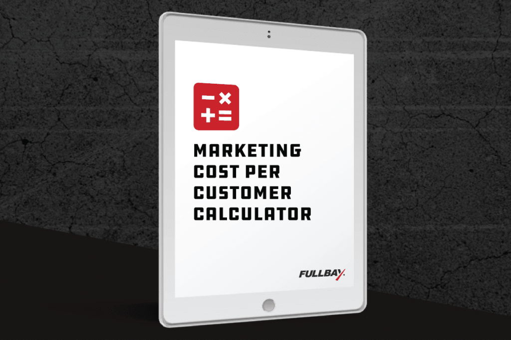 2021 Marketing Cost Per Customer Calculator