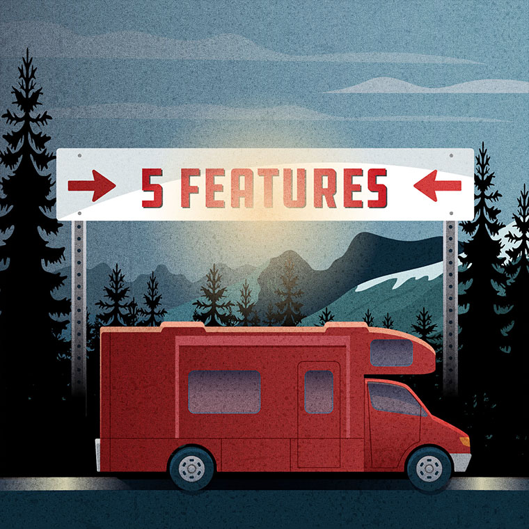 image of a Red RV showing simple inventory management software